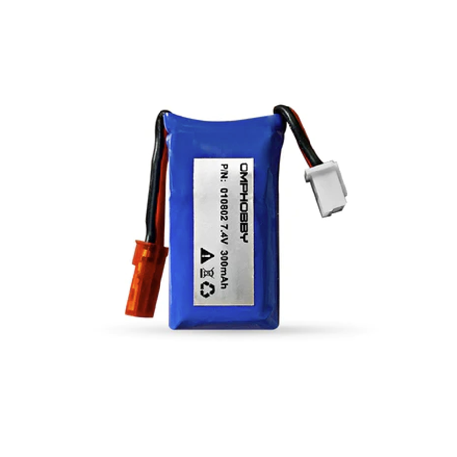 OMPHobby  300mAh 2S Lipo Battery (JST) | HobbyRC UK