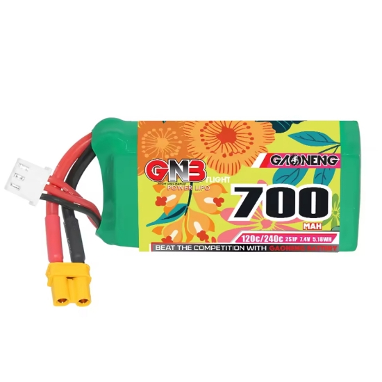 Picture of GNB 700mAh 2S 120C LiPo Battery (XT30)