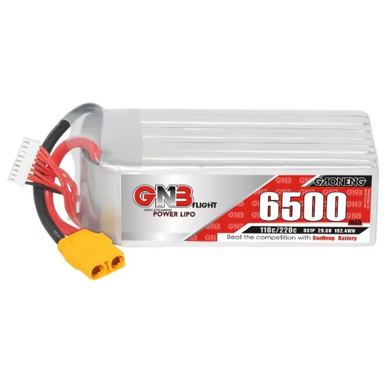Picture of GNB 6500mAh 8S 110C LiPo Battery (XT90)