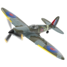 Picture of VolantexRC Spitfire 400mm Plane (RTF) (Blue)