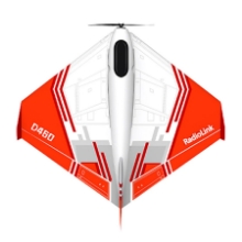 Picture of RadioLink D460 Turbot Flying Wing (RTF) (Red)