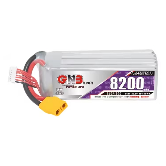 Picture of GNB 8200mAh 6S 65C LiHV Battery (XT90)