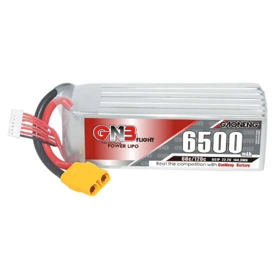 Picture of GNB 6500mAh 6S 60C LiPo Battery (XT90)