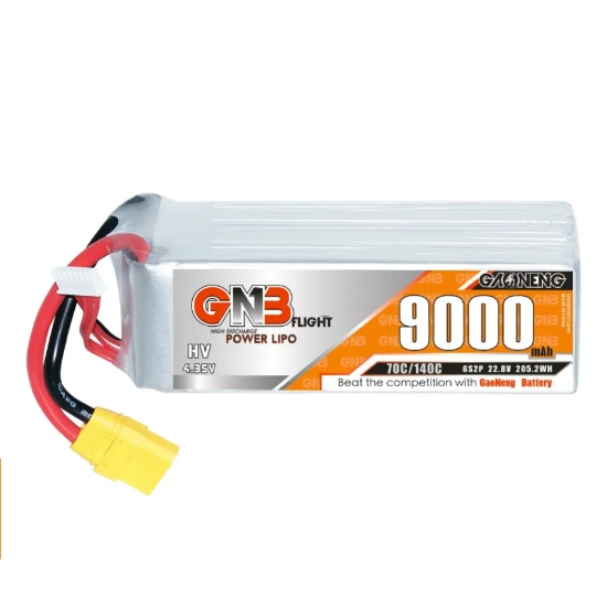 Picture of GNB 9000mAh 6S 70C LiHV Battery (XT90)