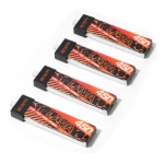 Picture of BetaFPV LAVA 450mAh 1S 75C LiHV Batteries (4pcs) (BT2.0)