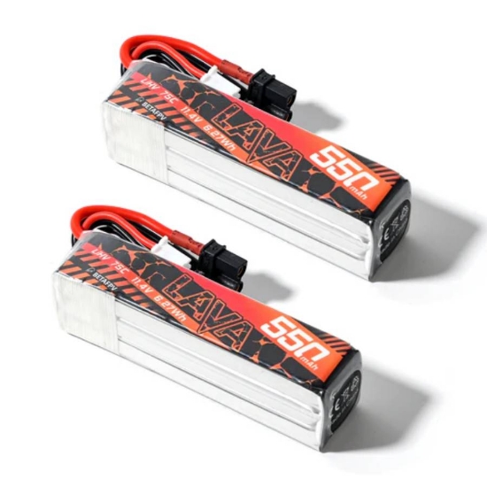 Picture of BetaFPV LAVA 550mAh 3S 75C LiHV Batteries (2pcs) (XT30)